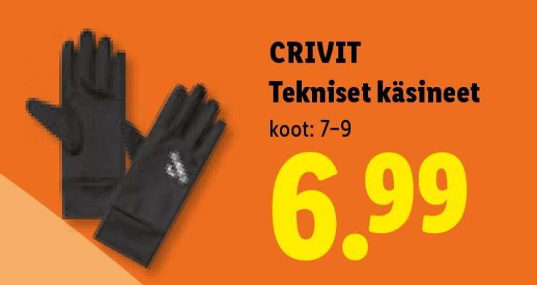 CRIVIT Tekniset käsineet