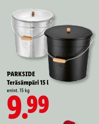 PARKSIDE Teräsämpäri 15 l