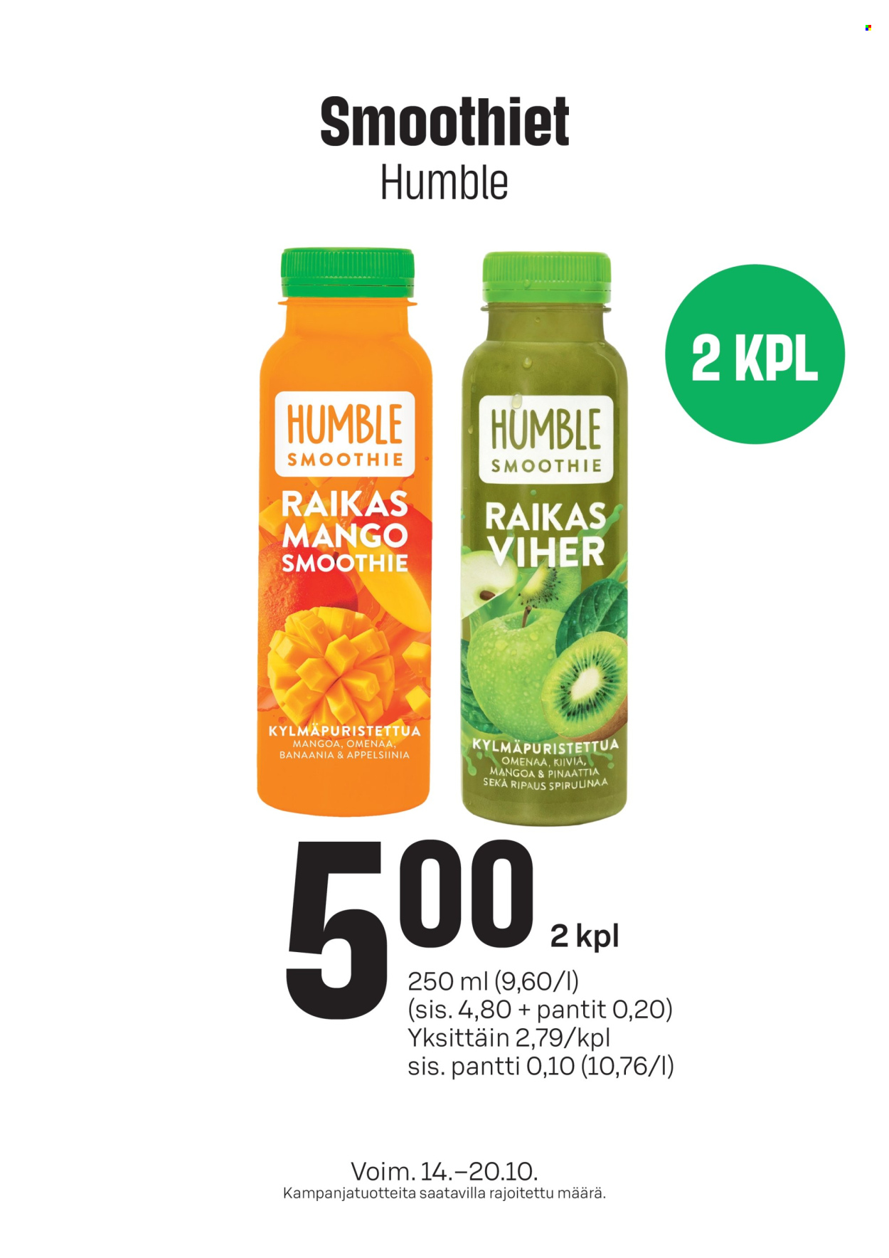 S-market tarjoukset - 14.10.2026 - 20.10.2026. Sivu 1