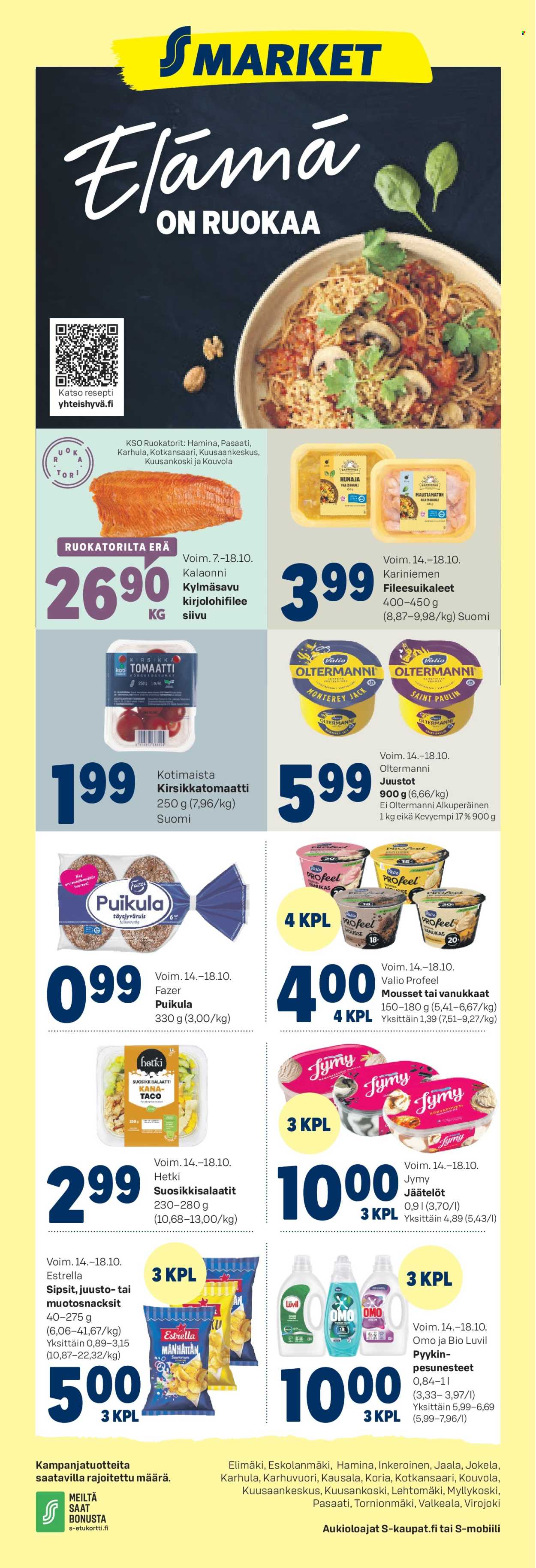 S-market tarjoukset - 14.10.2026 - 18.10.2026. Sivu 1