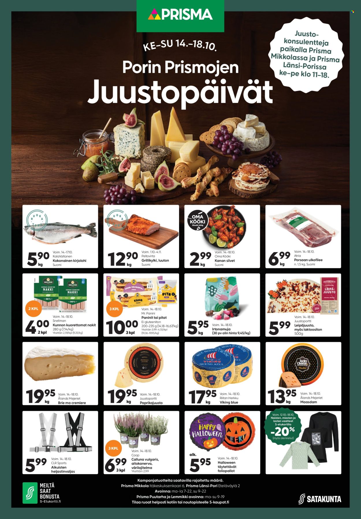 Prisma tarjoukset - 14.10.2026 - 18.10.2026. Sivu 1