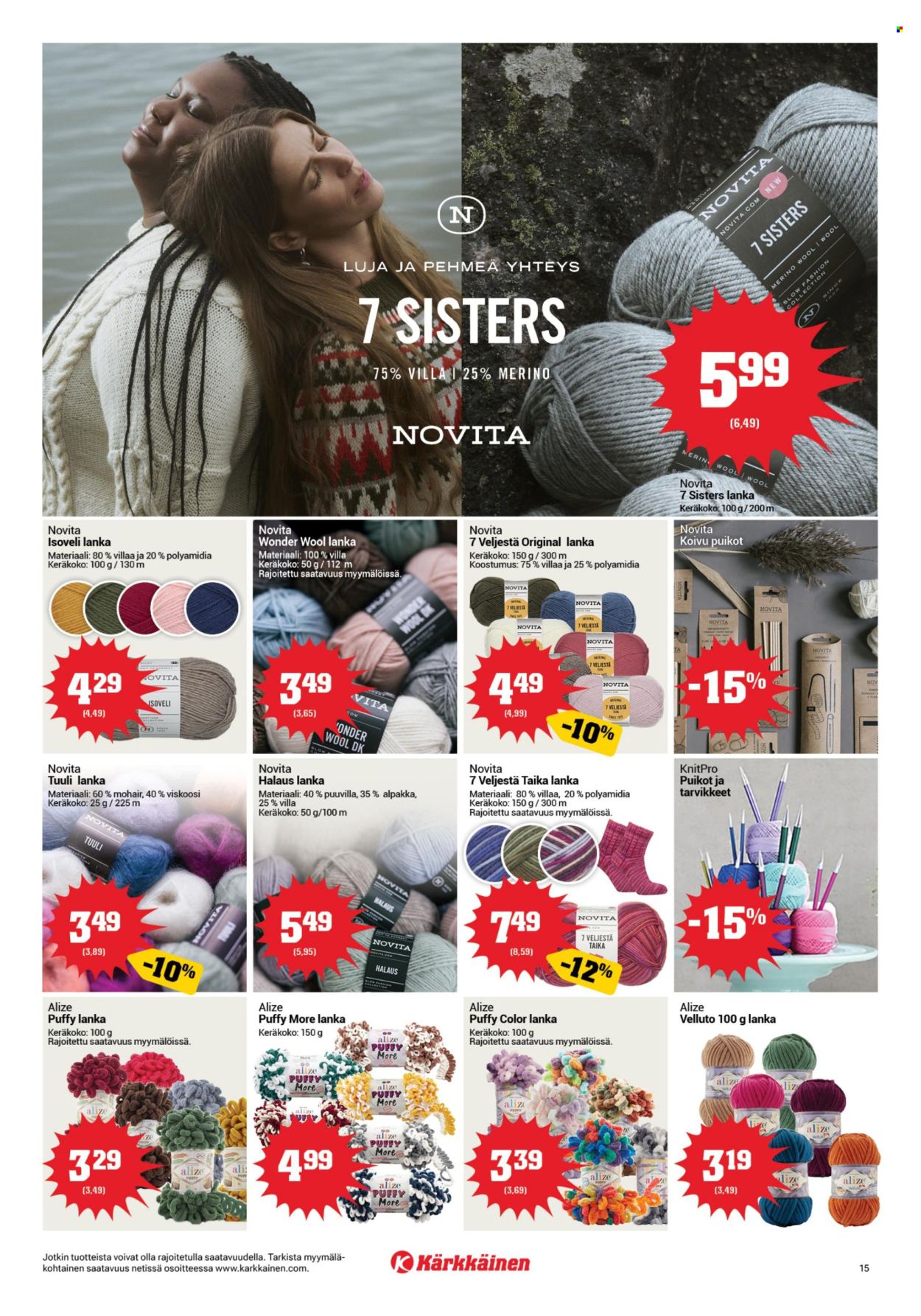 Kärkkäinen tarjoukset - 14.10.2026 - 03.11.2026. Sivu 15