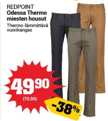 REDPOINT Odessa Thermo miesten housut