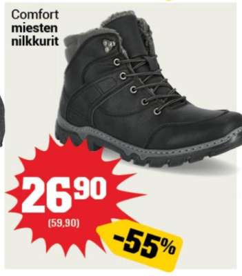 Comfort miesten nilkkurit