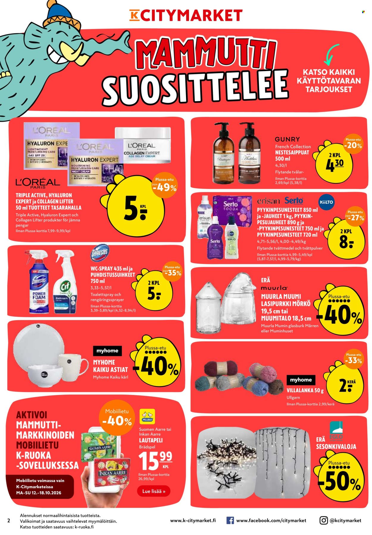 K-citymarket tarjoukset - 15.10.2026 - 18.10.2026. Sivu 2