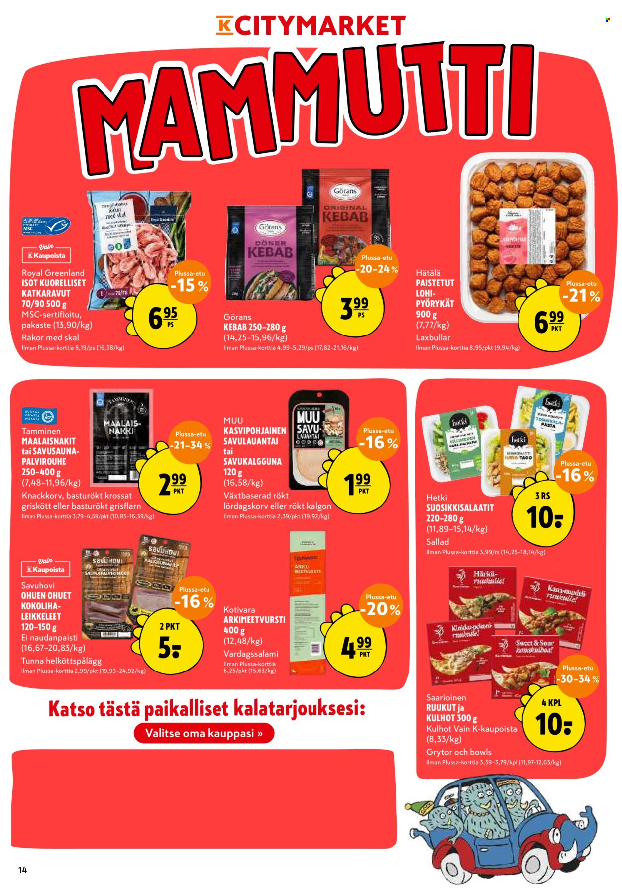 K-citymarket tarjoukset - 15.10.2026 - 18.10.2026. Sivu 14