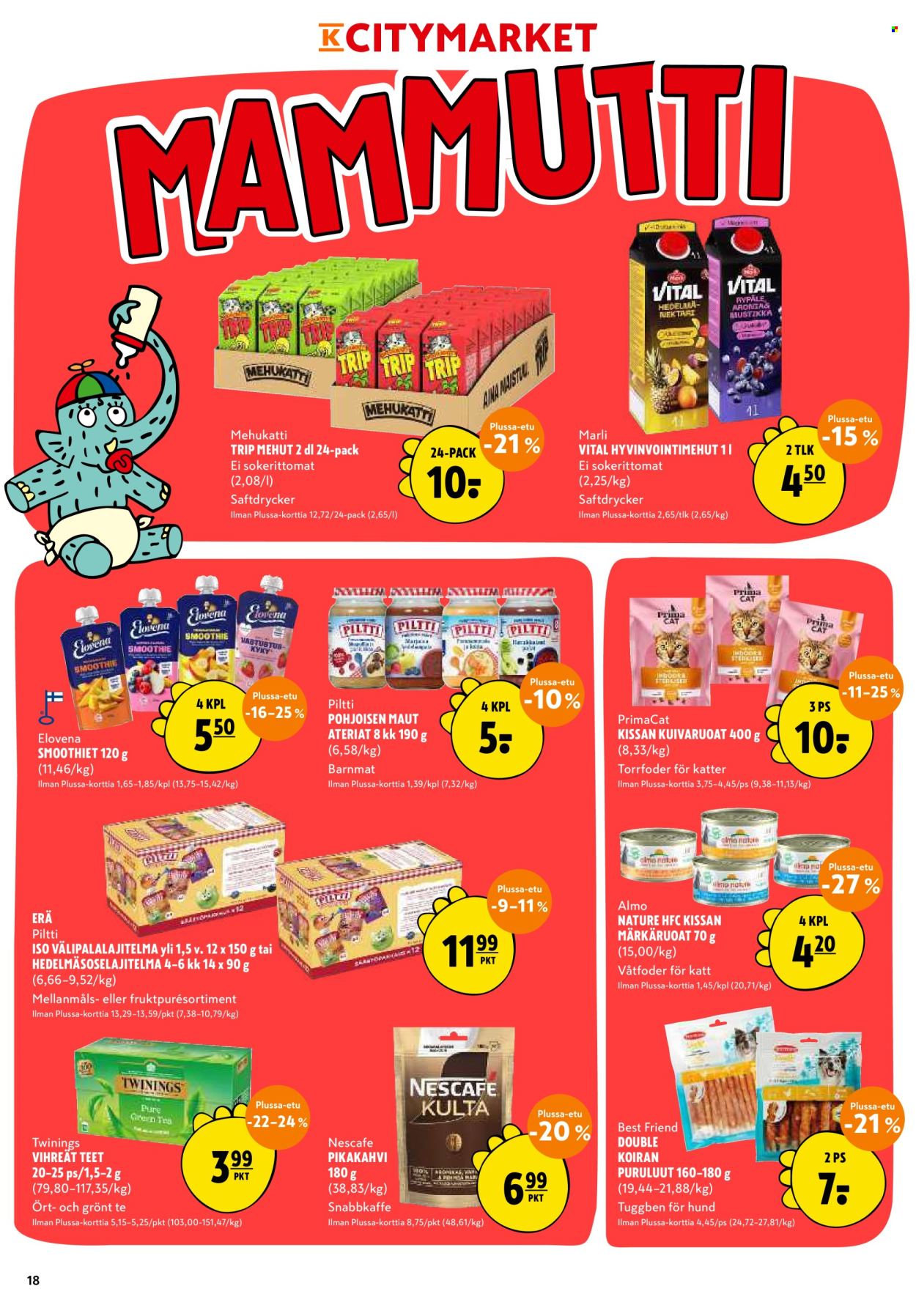 K-citymarket tarjoukset - 15.10.2026 - 18.10.2026. Sivu 18