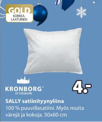 SALLY satiinityynyliina