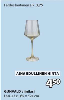 GUNVALD viinilasi