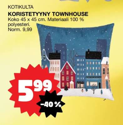 KOTIKULTA KORISTETYYNY TOWNHOUSE