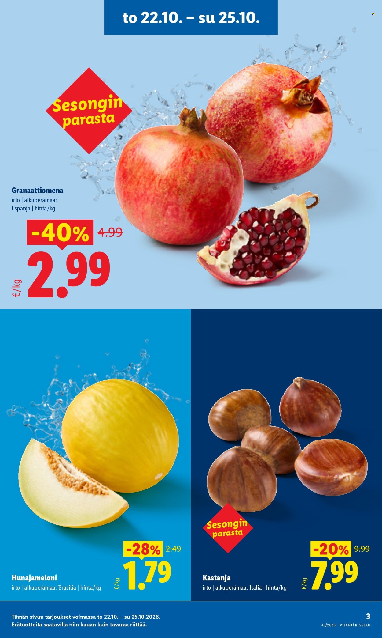 Lidl tarjoukset - 22.10.2026 - 25.10.2026. Sivu 3
