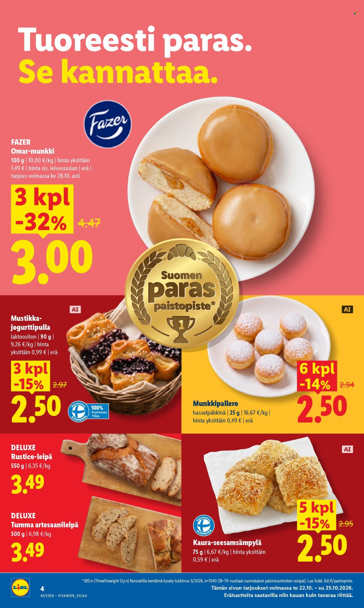 Lidl tarjoukset - 22.10.2026 - 25.10.2026. Sivu 4