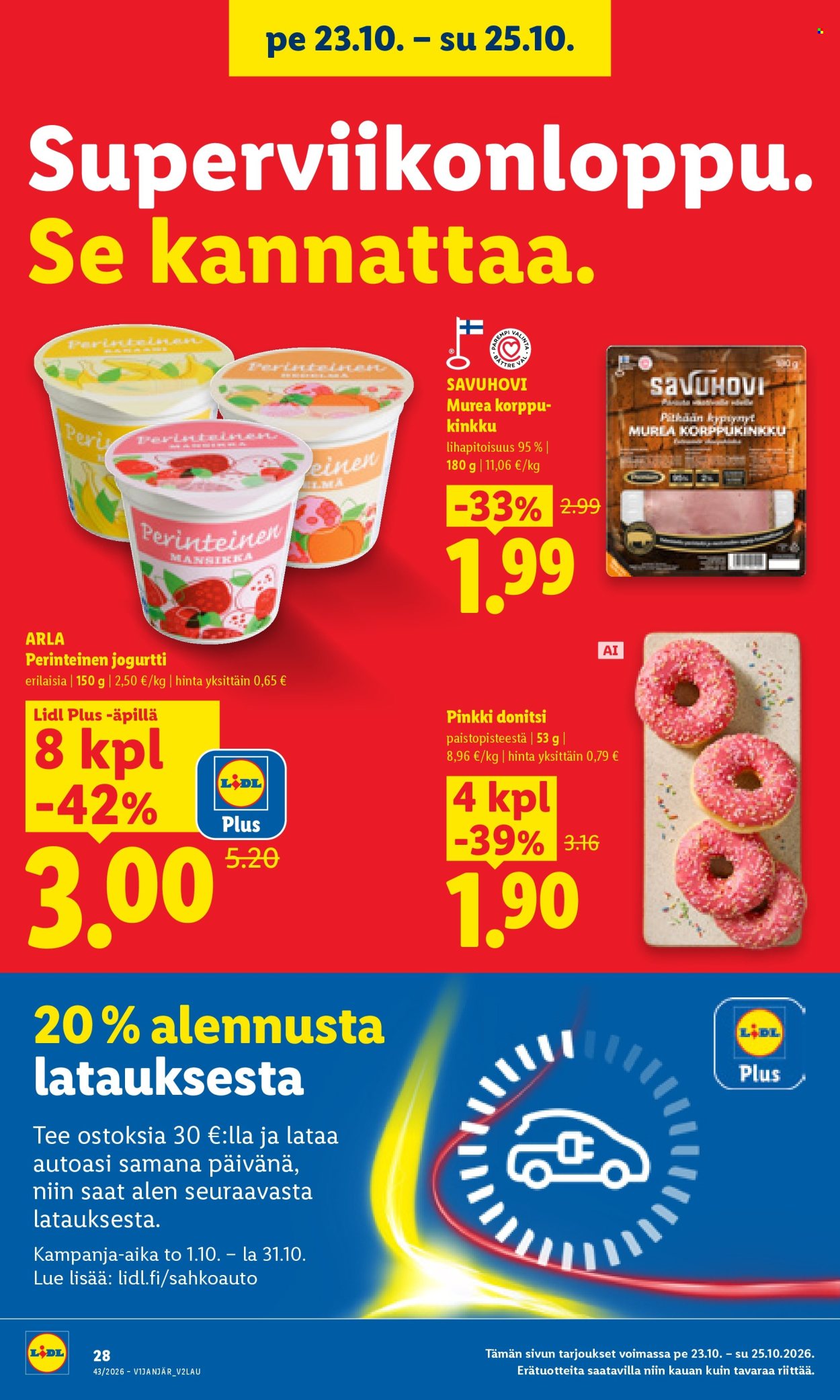 Lidl tarjoukset - 22.10.2026 - 25.10.2026. Sivu 26