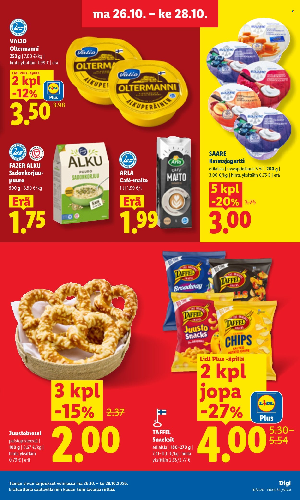 Lidl tarjoukset - 26.10.2026 - 28.10.2026. Sivu 5
