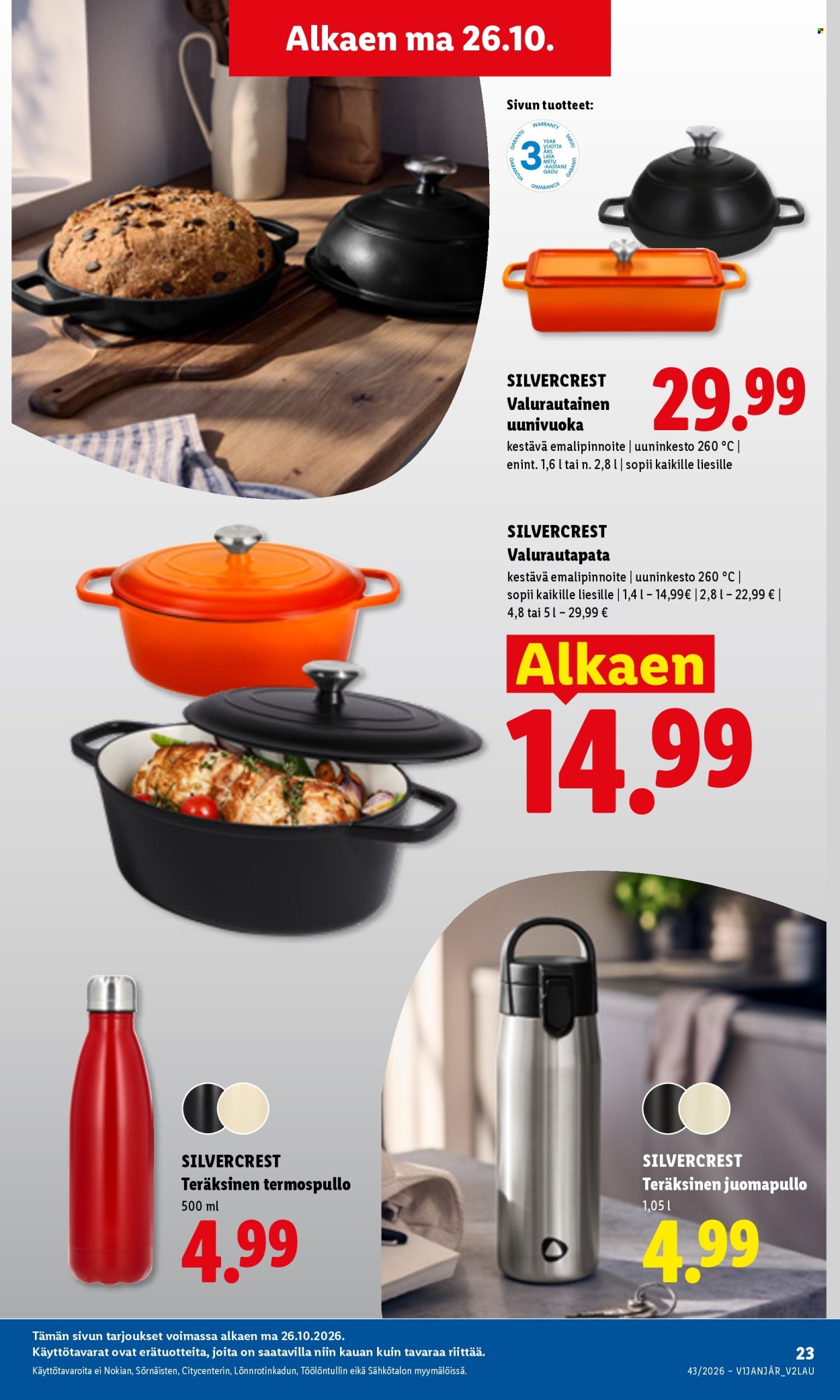 Lidl tarjoukset - 26.10.2026 - 28.10.2026. Sivu 15