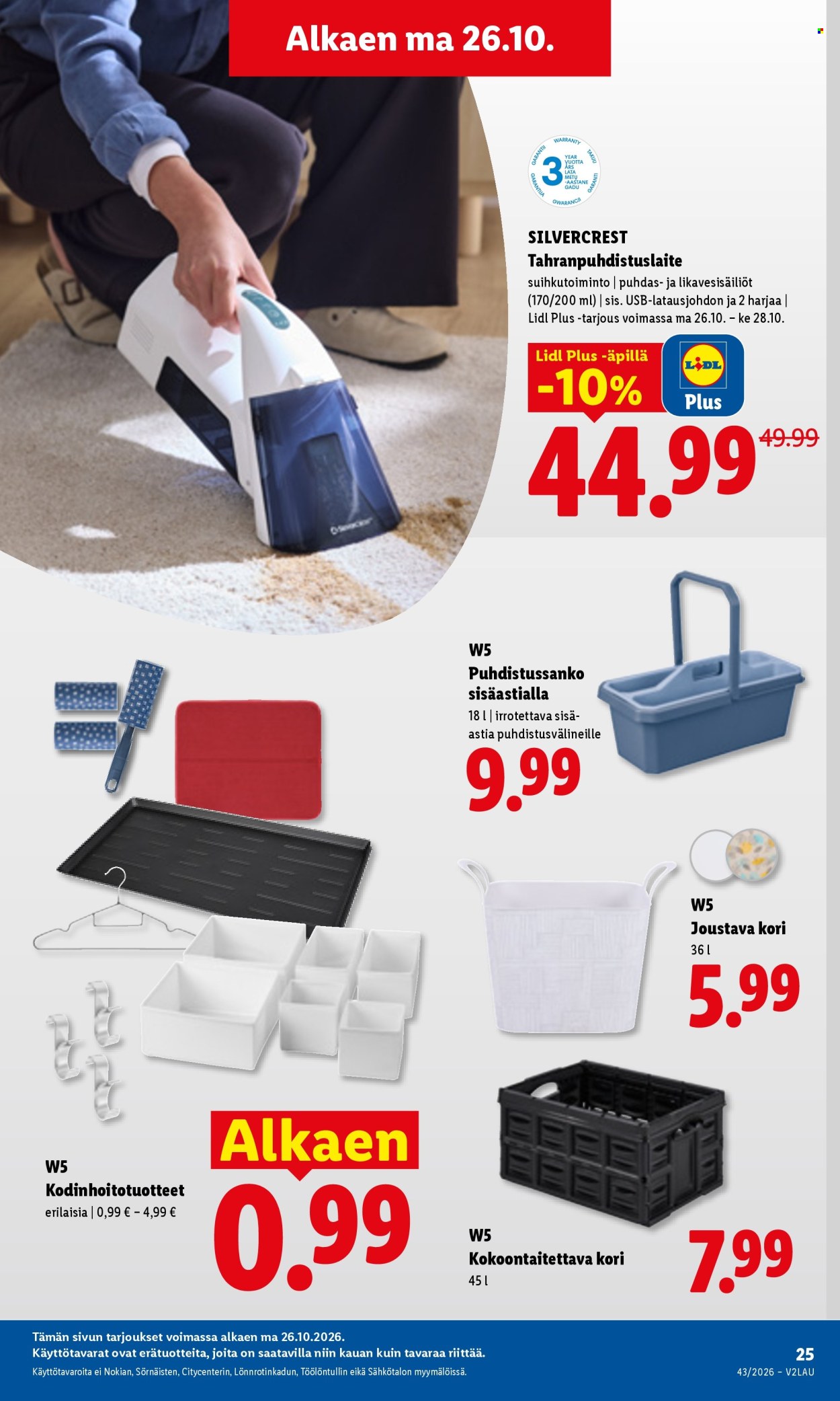Lidl tarjoukset - 26.10.2026 - 28.10.2026. Sivu 17