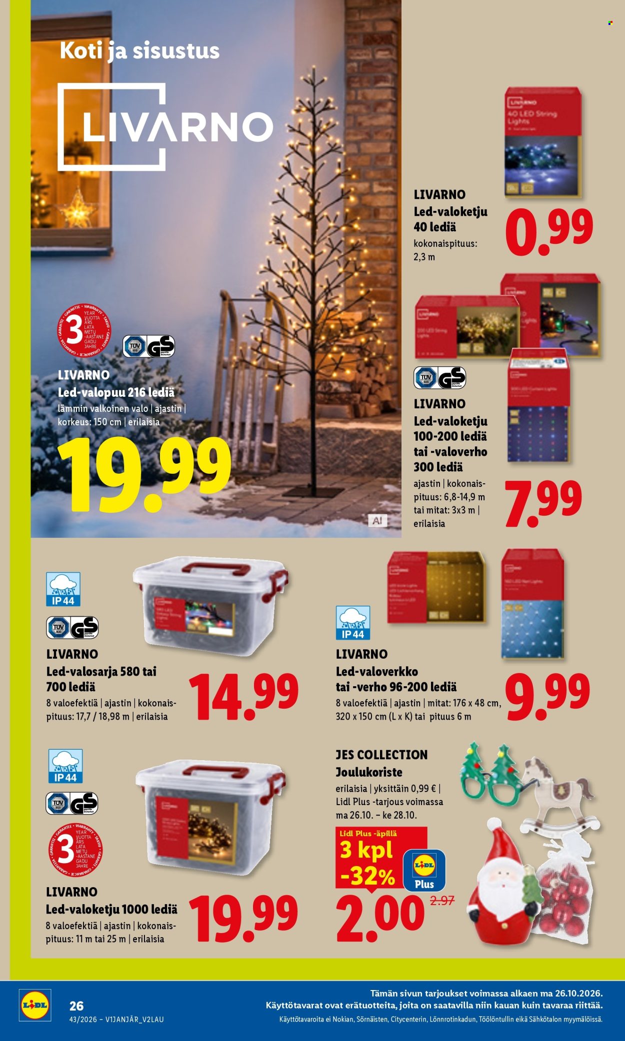 Lidl tarjoukset - 26.10.2026 - 28.10.2026. Sivu 18