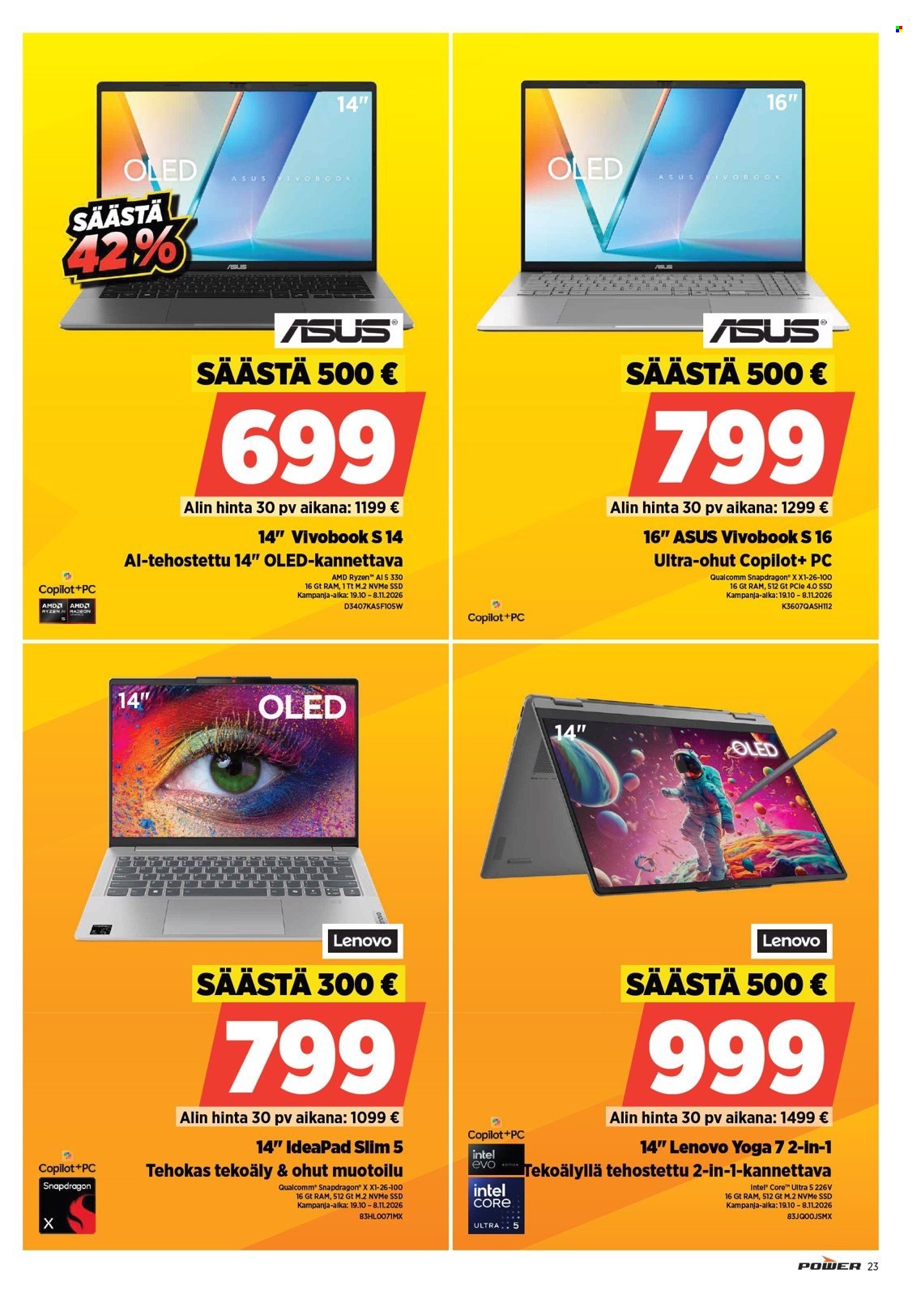 Power tarjoukset. Sivu 23
