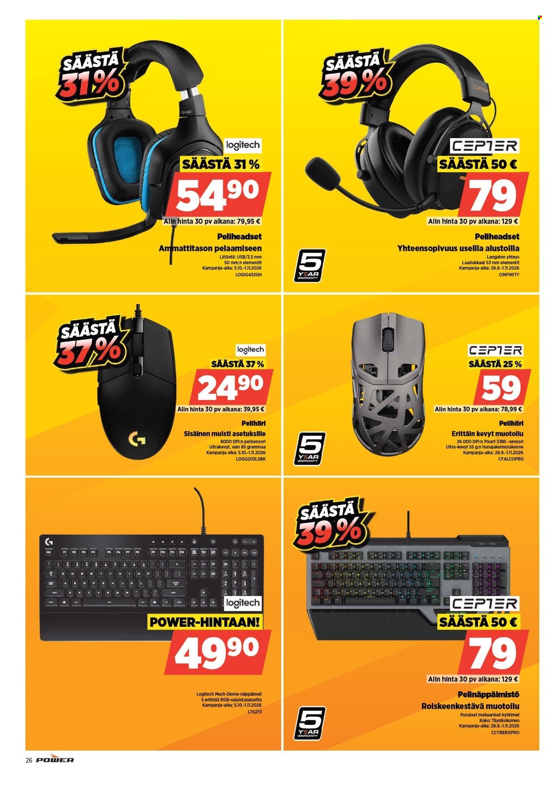 Power tarjoukset. Sivu 26