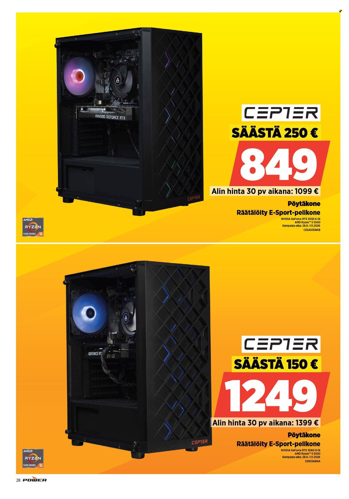 Power tarjoukset. Sivu 28