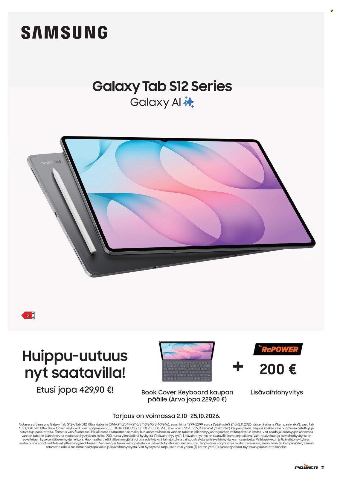 Power tarjoukset. Sivu 31