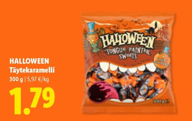 HALLOWEEN Täytekaramelli