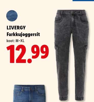 LIVERGY Farkkujoggersit