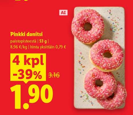 Pinkki donitsi