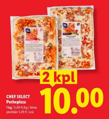 CHEF SELECT Perhepizza