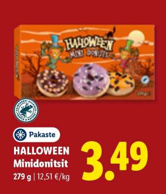 HALLOWEEN Minidonitsit