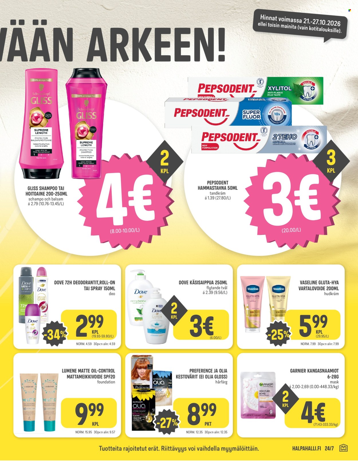 HalpaHalli tarjoukset - 21.10.2026 - 27.10.2026. Sivu 7
