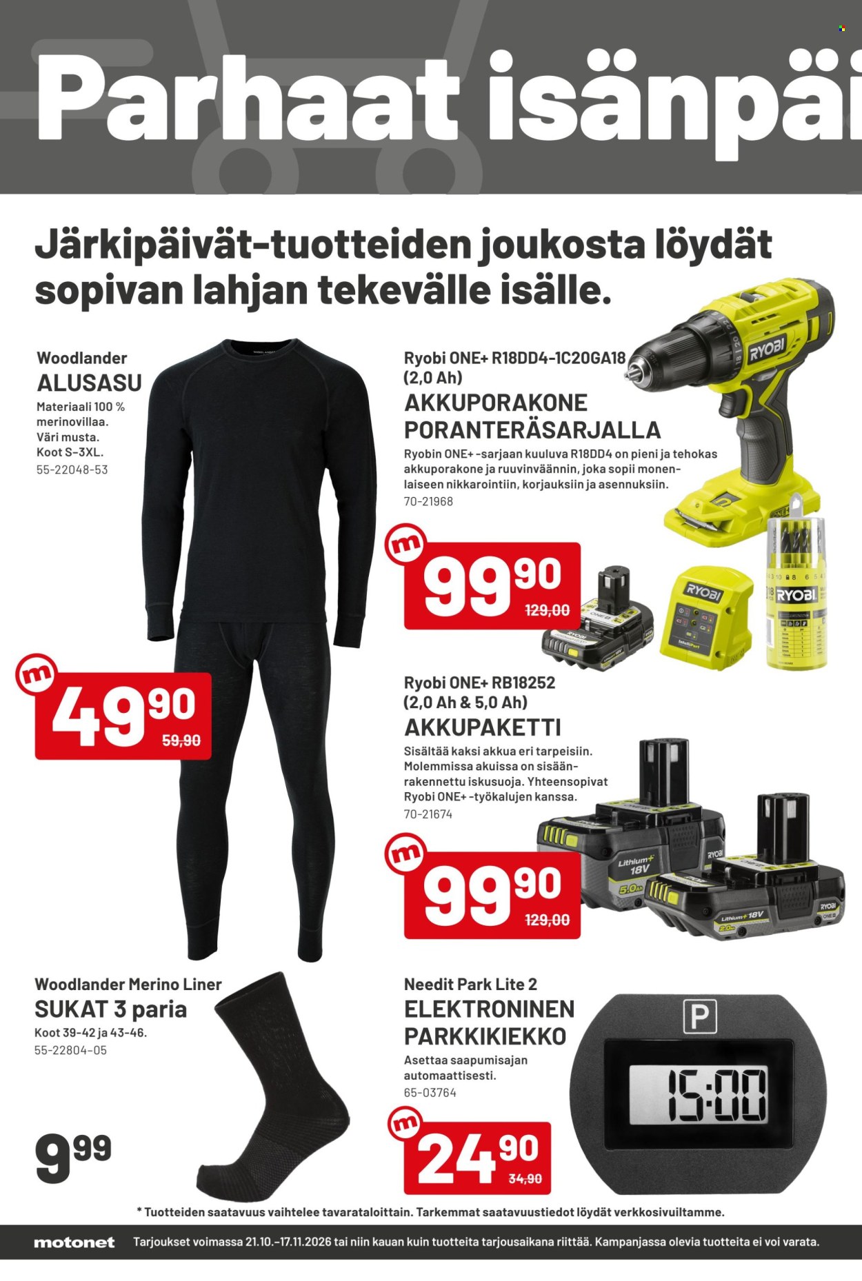 Motonet tarjoukset - 21.10.2026 - 17.11.2026. Sivu 2