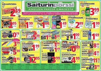 Saiturinpörssi tarjoukset  - 22.10.2026 - 28.10.2026.