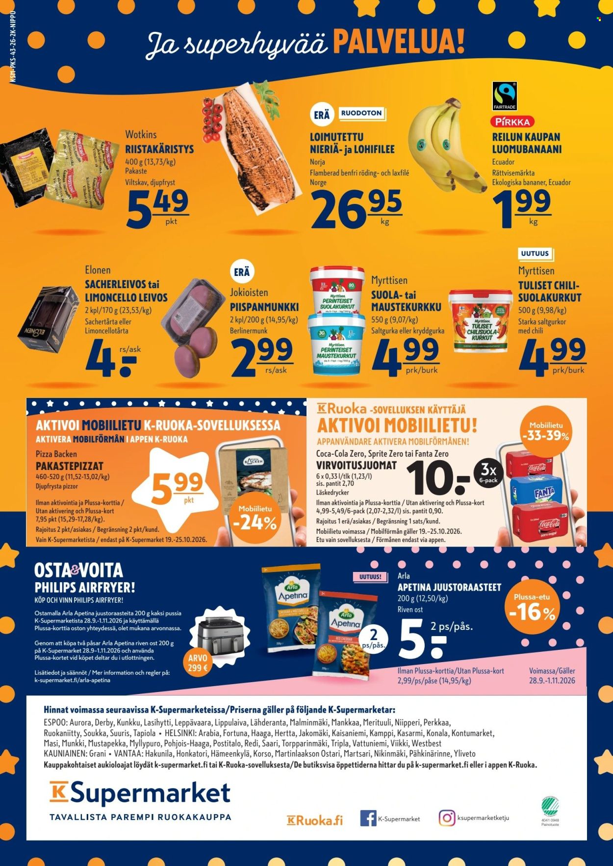K-Supermarket tarjoukset - 22.10.2026 - 25.10.2026. Sivu 4