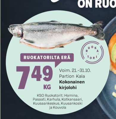 Kokonainen kirjolohi