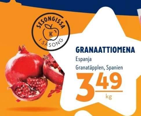 Granaattiomena