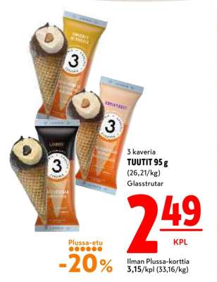 3 Kaveria TUUTIT 95 g