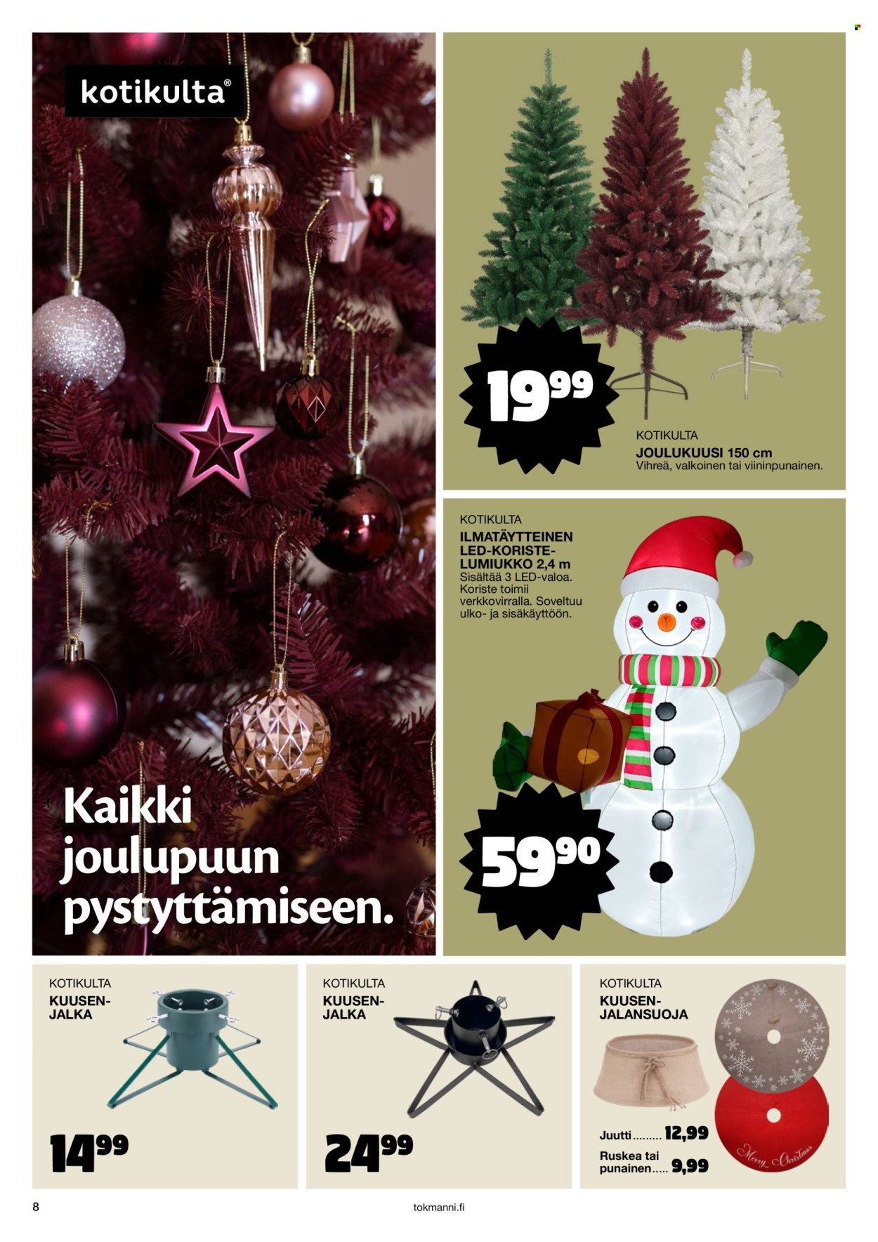 Tokmanni tarjoukset - 25.10.2026 - 31.12.2026. Sivu 8