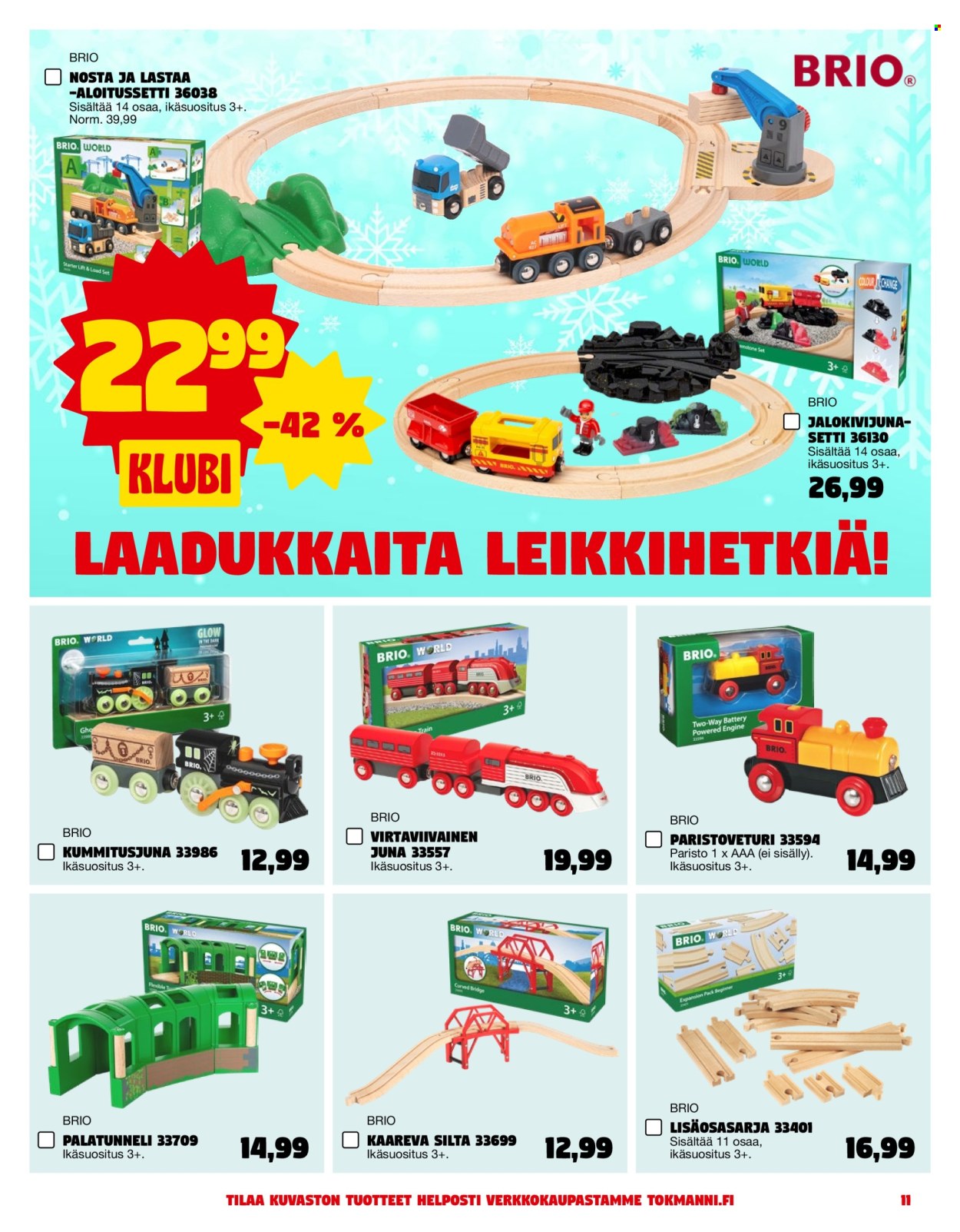 Tokmanni tarjoukset - 02.11.2026 - 31.12.2026. Sivu 11