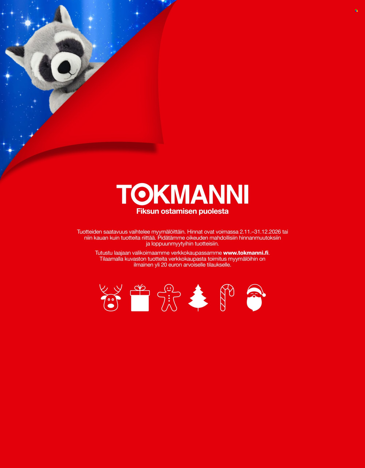 Tokmanni tarjoukset - 02.11.2026 - 31.12.2026. Sivu 52