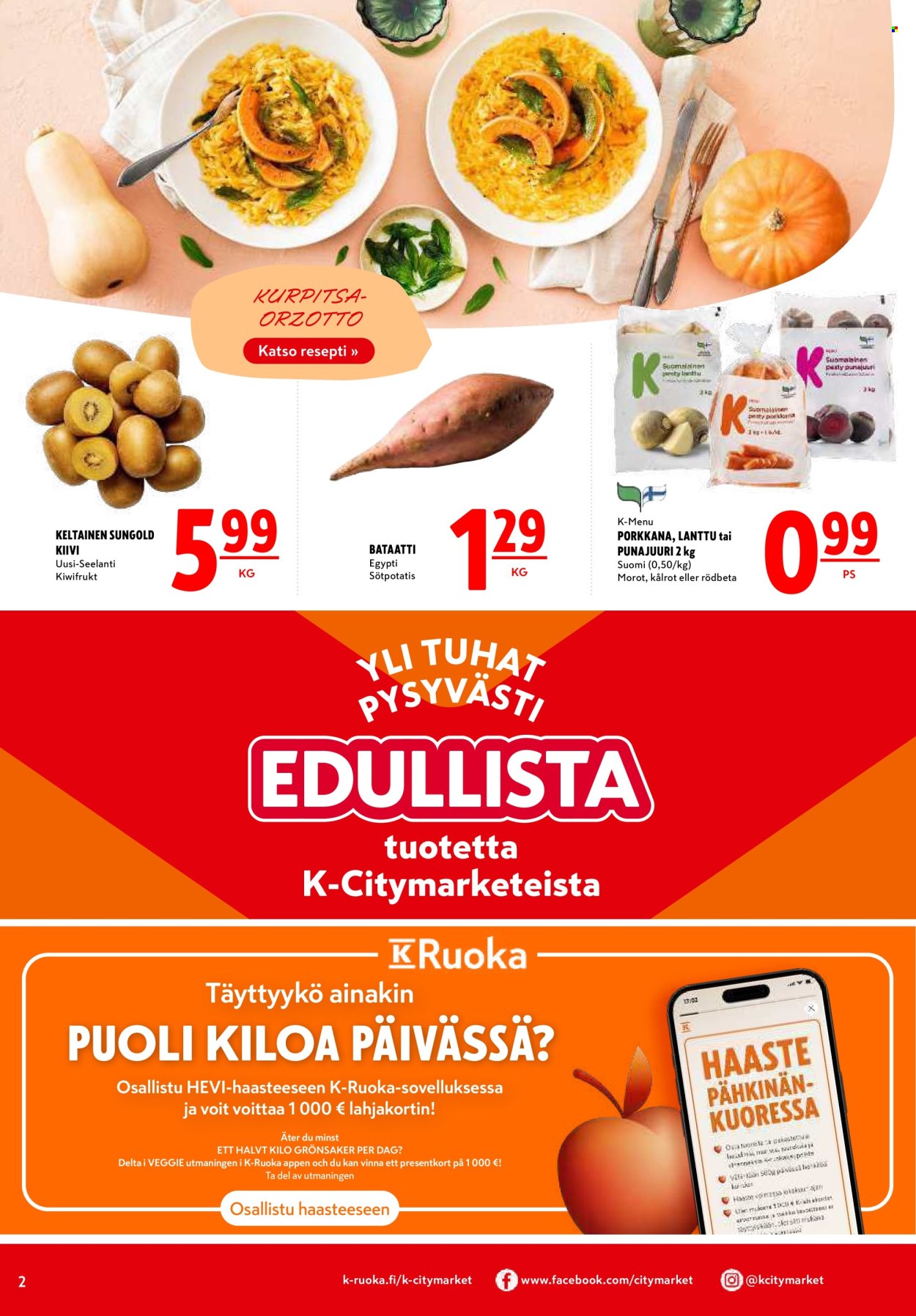 K-citymarket tarjoukset - 26.10.2026 - 28.10.2026. Sivu 2