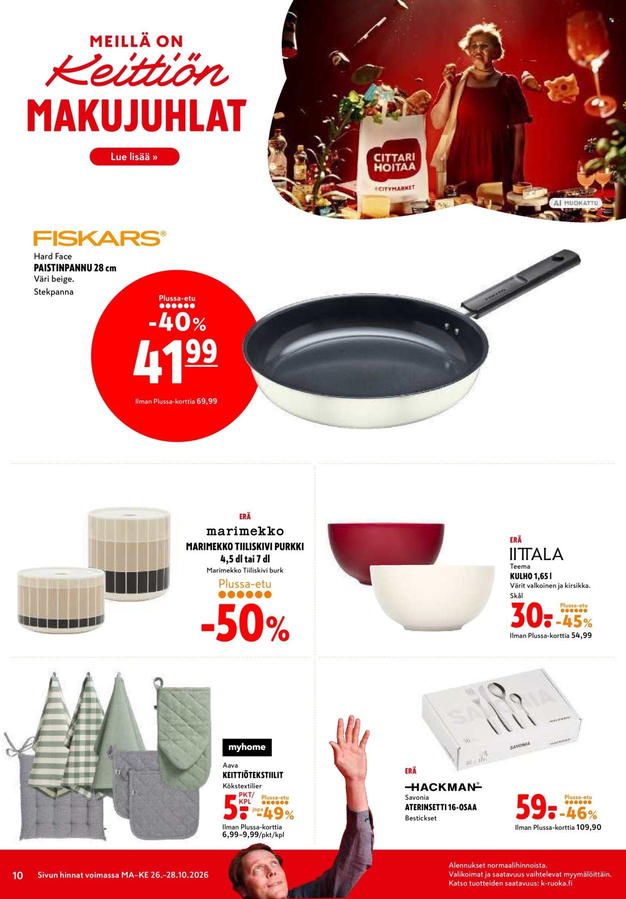 K-citymarket tarjoukset - 26.10.2026 - 28.10.2026. Sivu 10