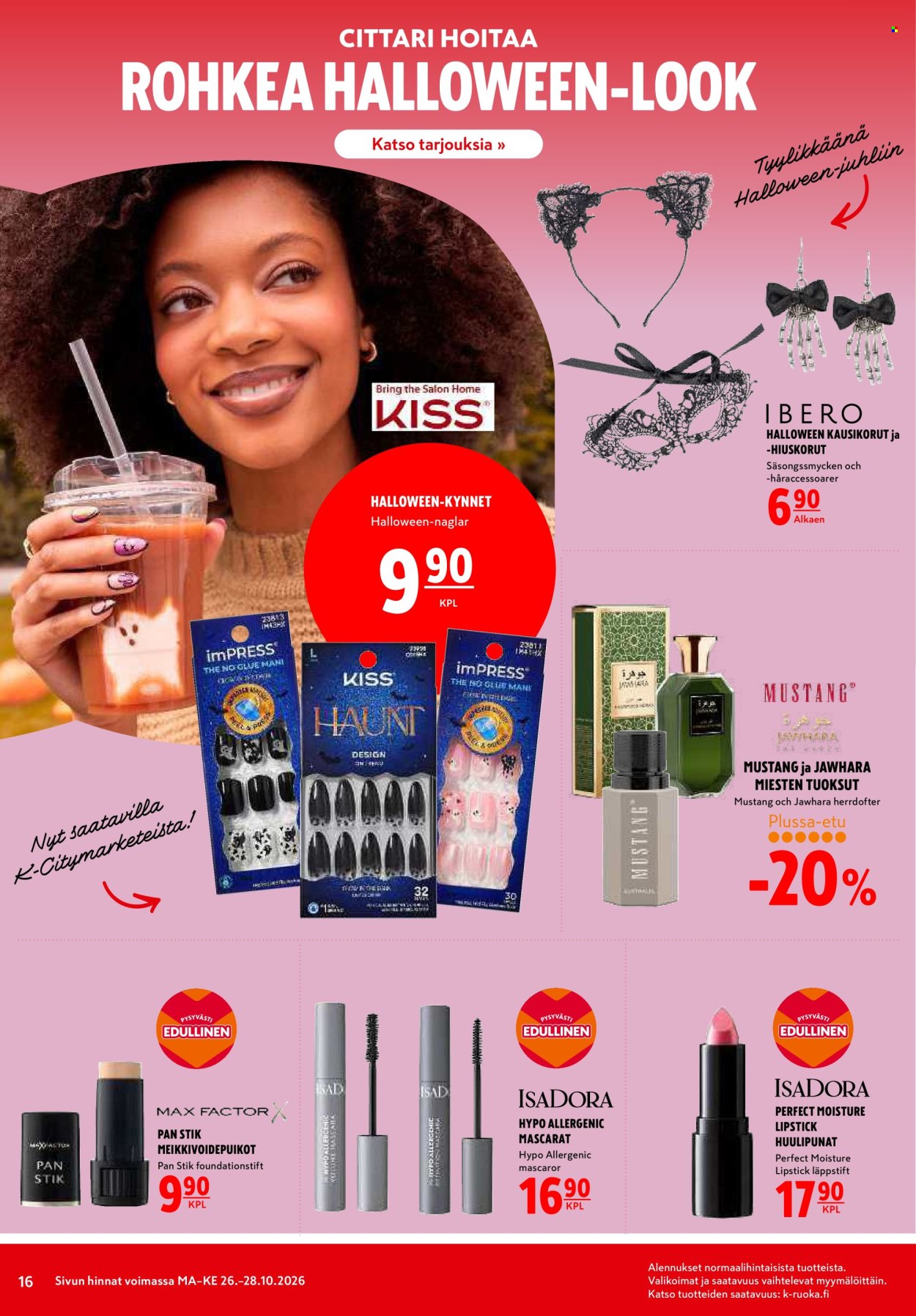 K-citymarket tarjoukset - 26.10.2026 - 28.10.2026. Sivu 16