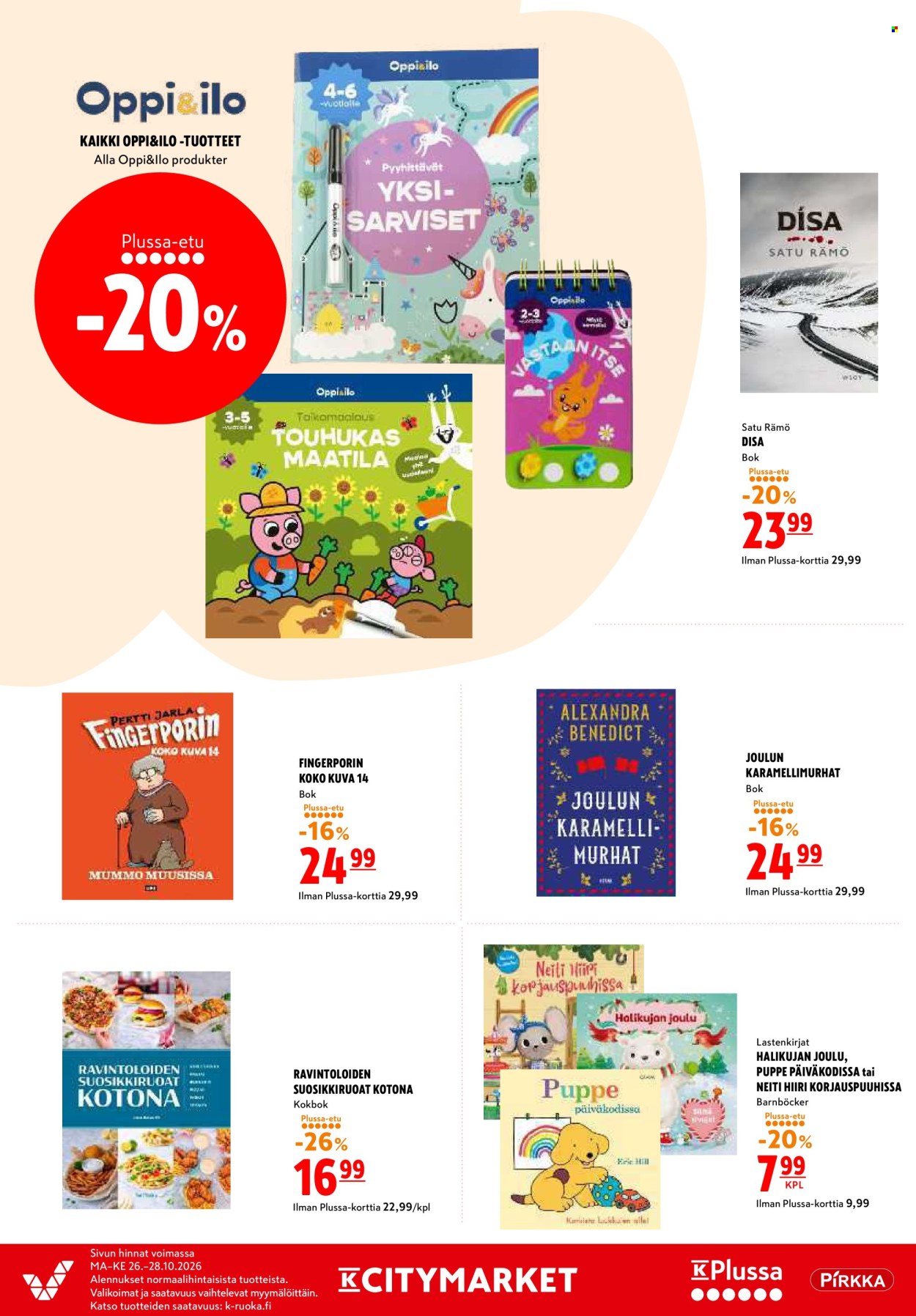 K-citymarket tarjoukset - 26.10.2026 - 28.10.2026. Sivu 18