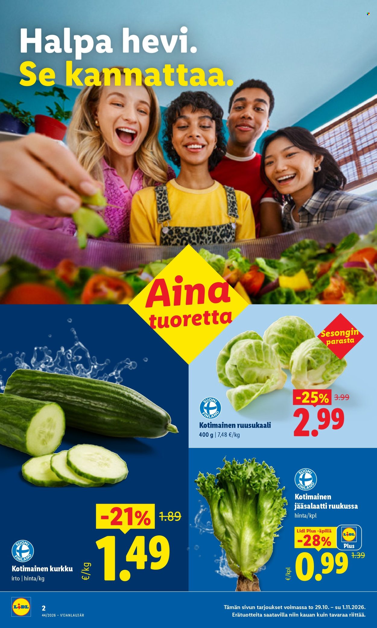 Lidl tarjoukset - 29.10.2026 - 01.11.2026. Sivu 2