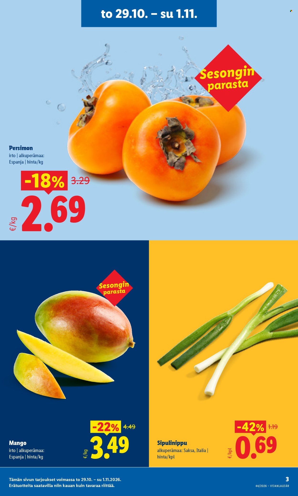 Lidl tarjoukset - 29.10.2026 - 01.11.2026. Sivu 3