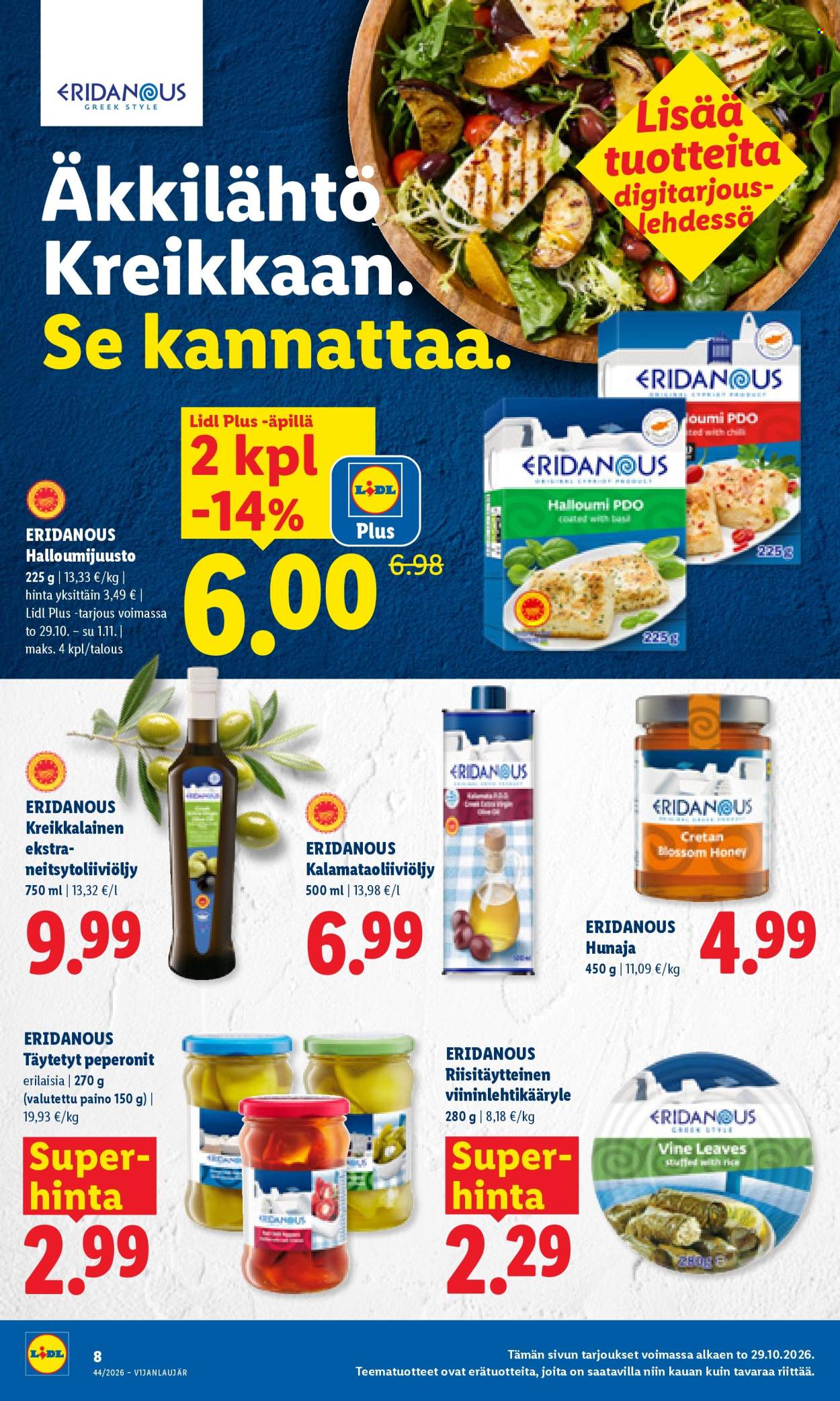 Lidl tarjoukset - 29.10.2026 - 01.11.2026. Sivu 8