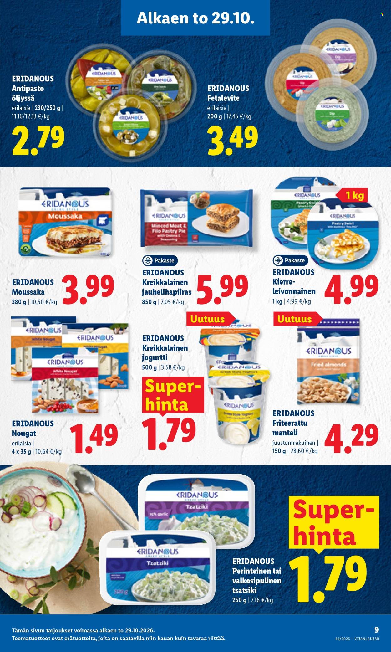 Lidl tarjoukset - 29.10.2026 - 01.11.2026. Sivu 9