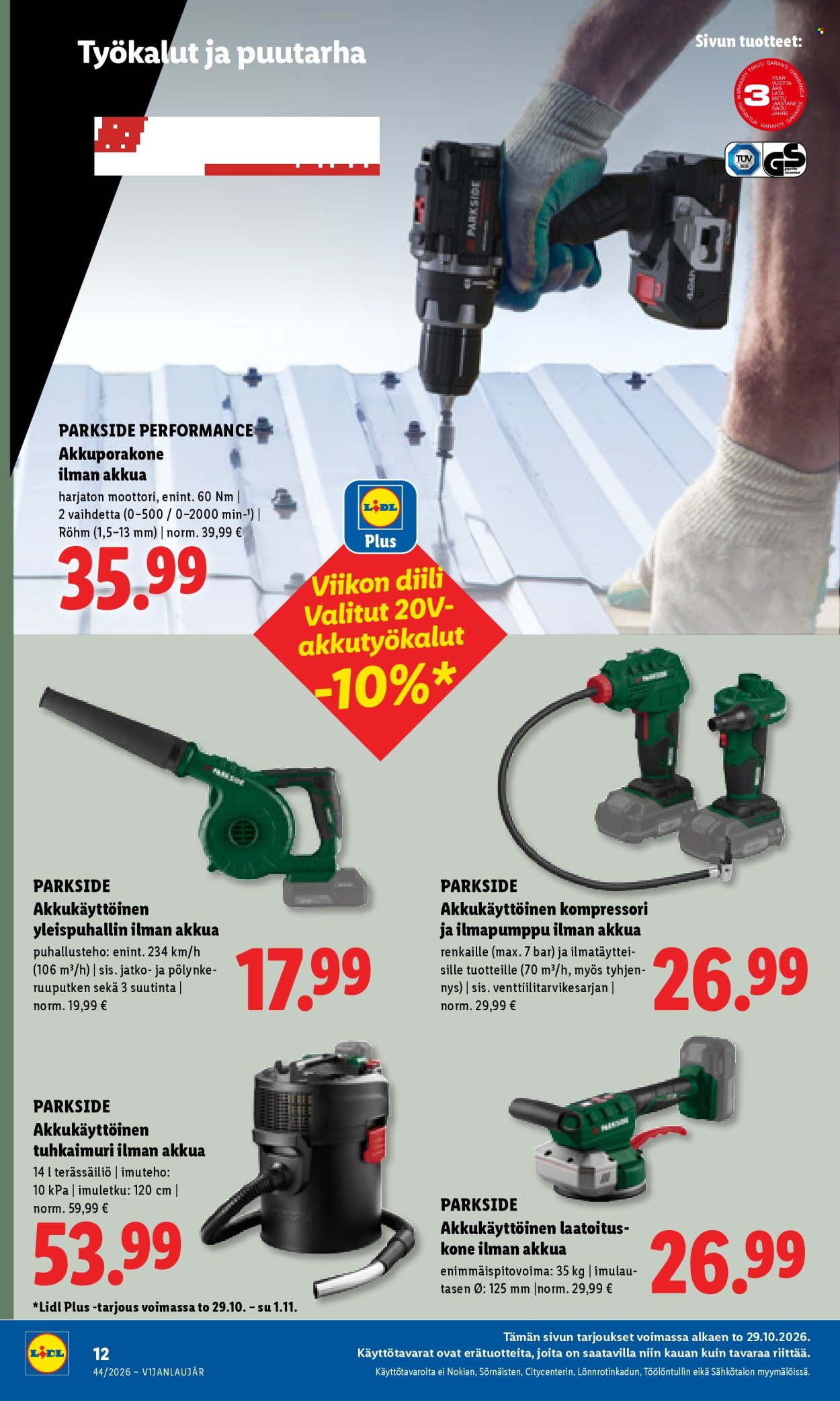 Lidl tarjoukset - 29.10.2026 - 01.11.2026. Sivu 16