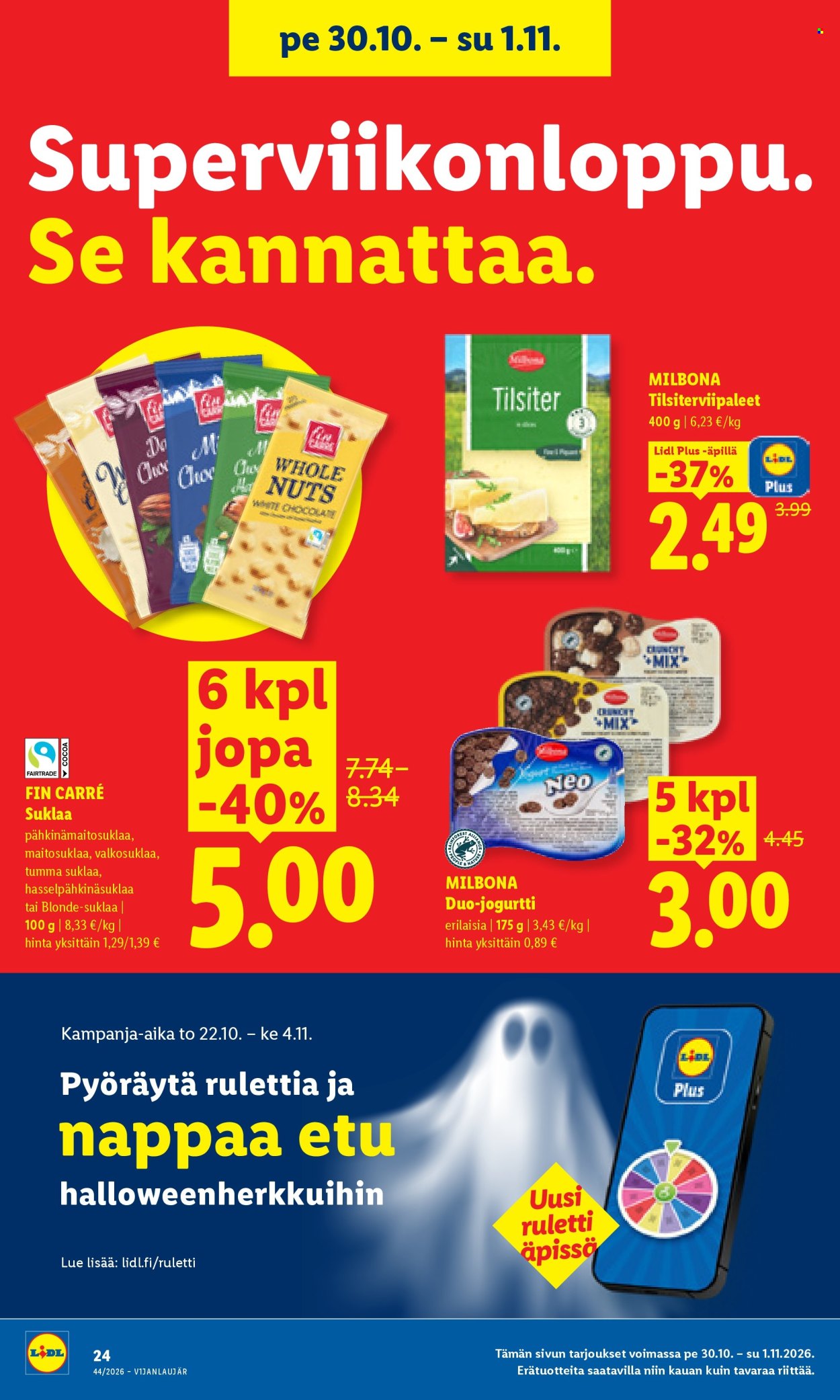 Lidl tarjoukset - 29.10.2026 - 01.11.2026. Sivu 24